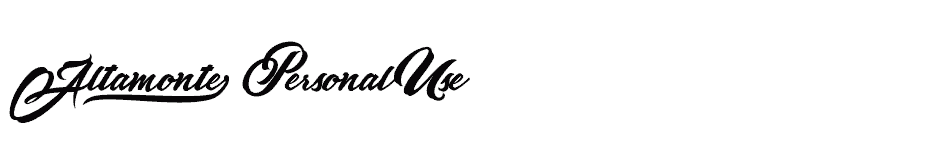 font Altamonte[-Personal-Use download